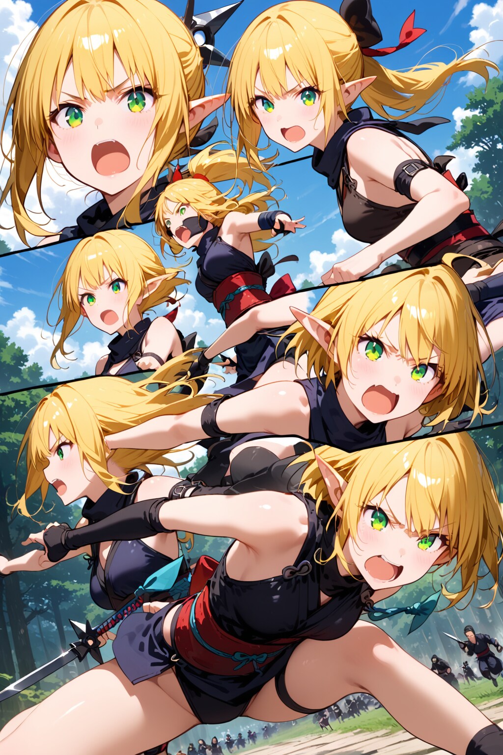 戦え！エルフ忍者隊