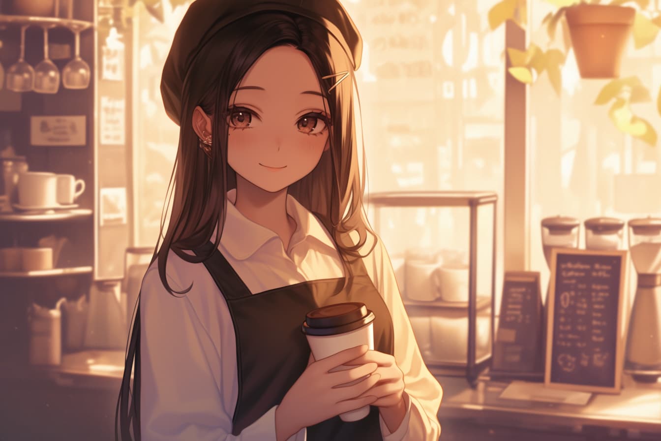 カフェのお姉さん☕✨196