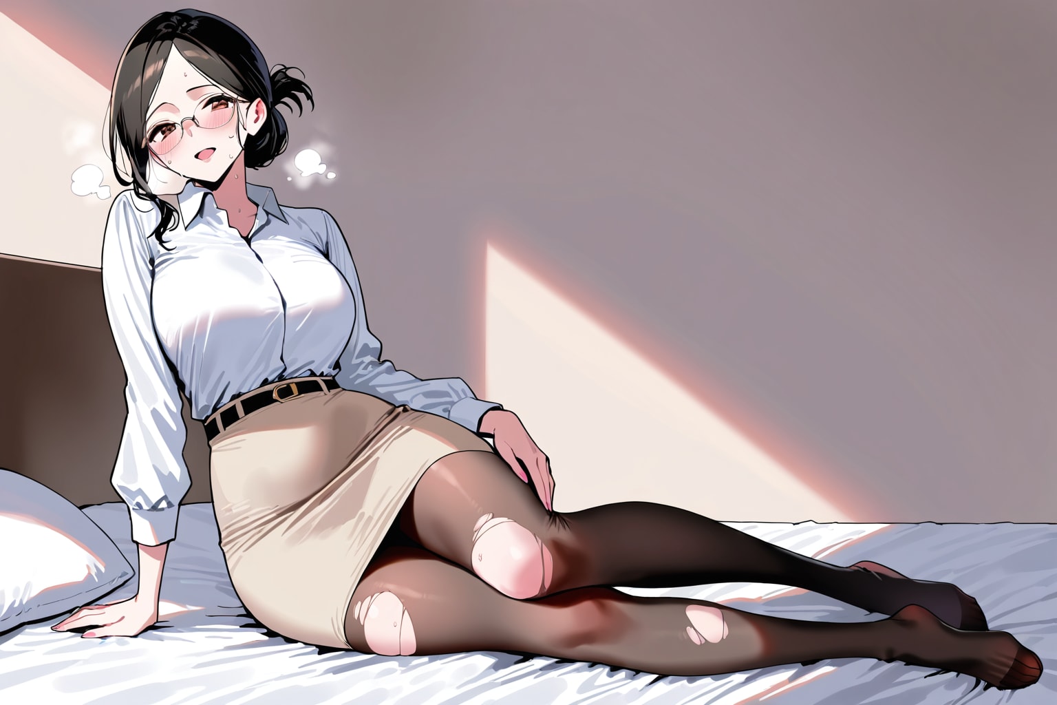 貴方って　ホント破くの好きね♡
