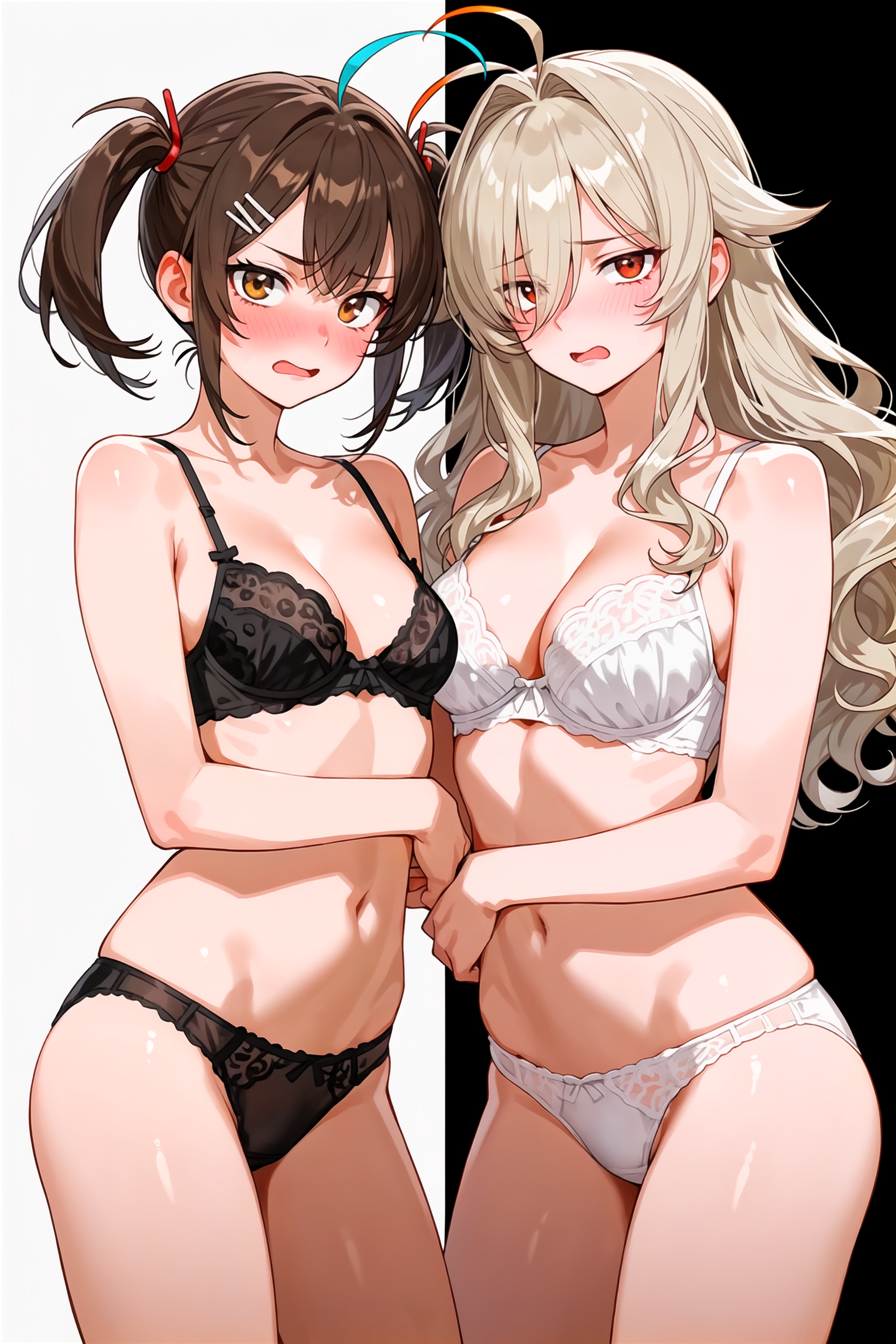 白黒赤面