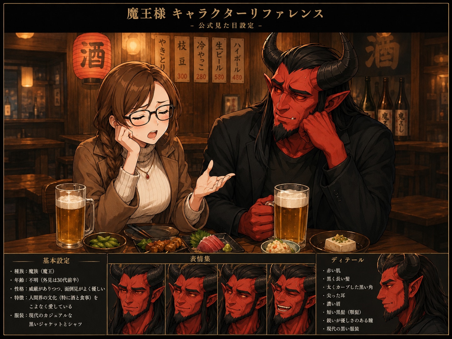 魔王様キャラクターリファレンス | の人気AIイラスト・グラビア