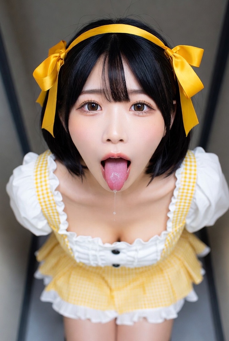 💛アイドルに口内射精