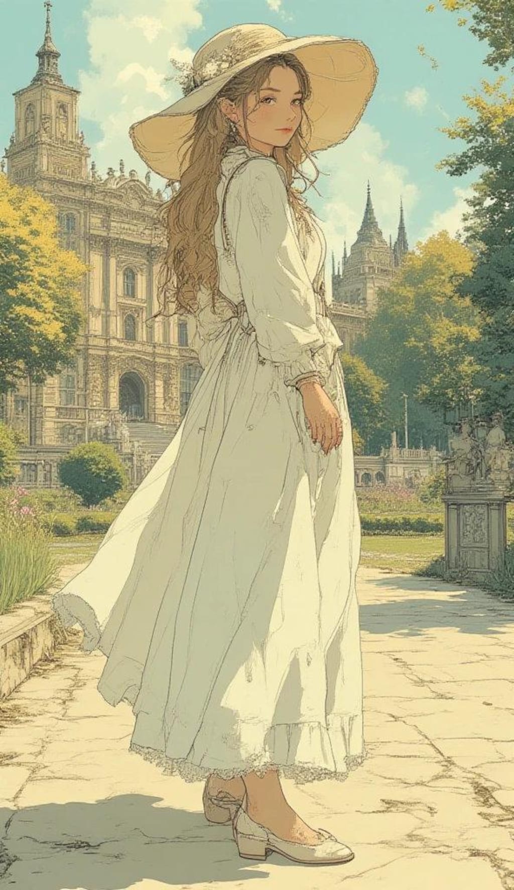 推しをウィーンへ！#AIグラビア が魅せるシェーンブルン宮殿での【妄想】海外旅行記