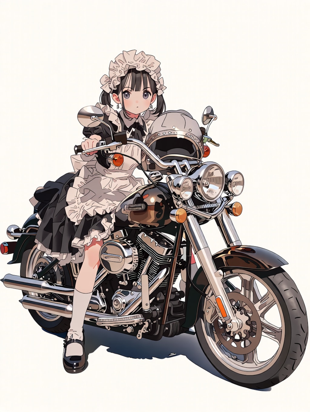 メイド買出し中01