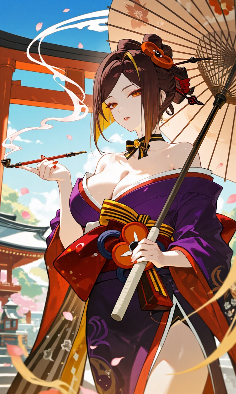 煙管女子