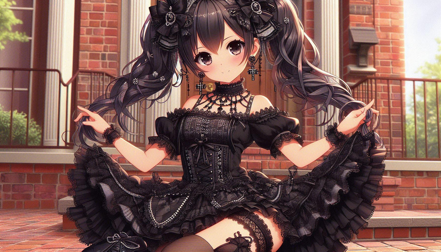 ゴスロリ×イヤリング5 | の人気AIイラスト・グラビア