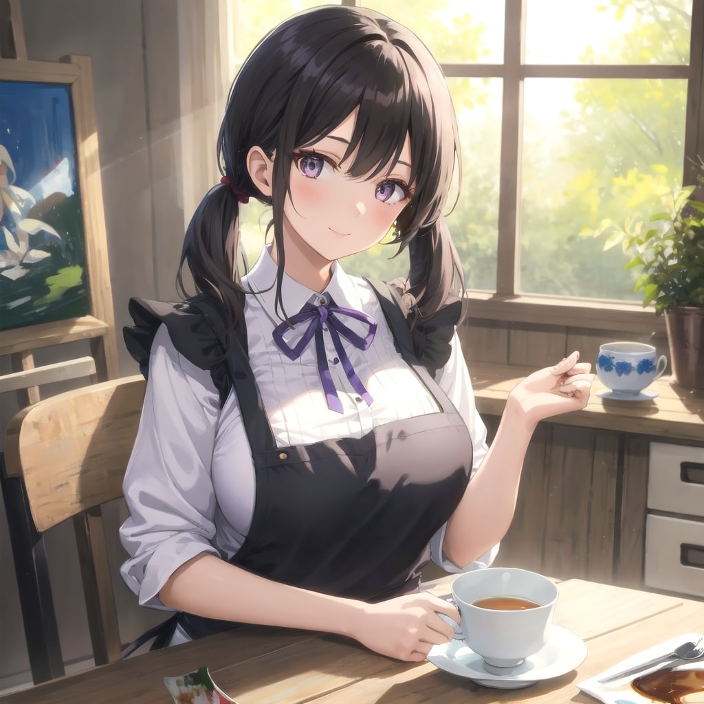 アトリエの午後ティータイム