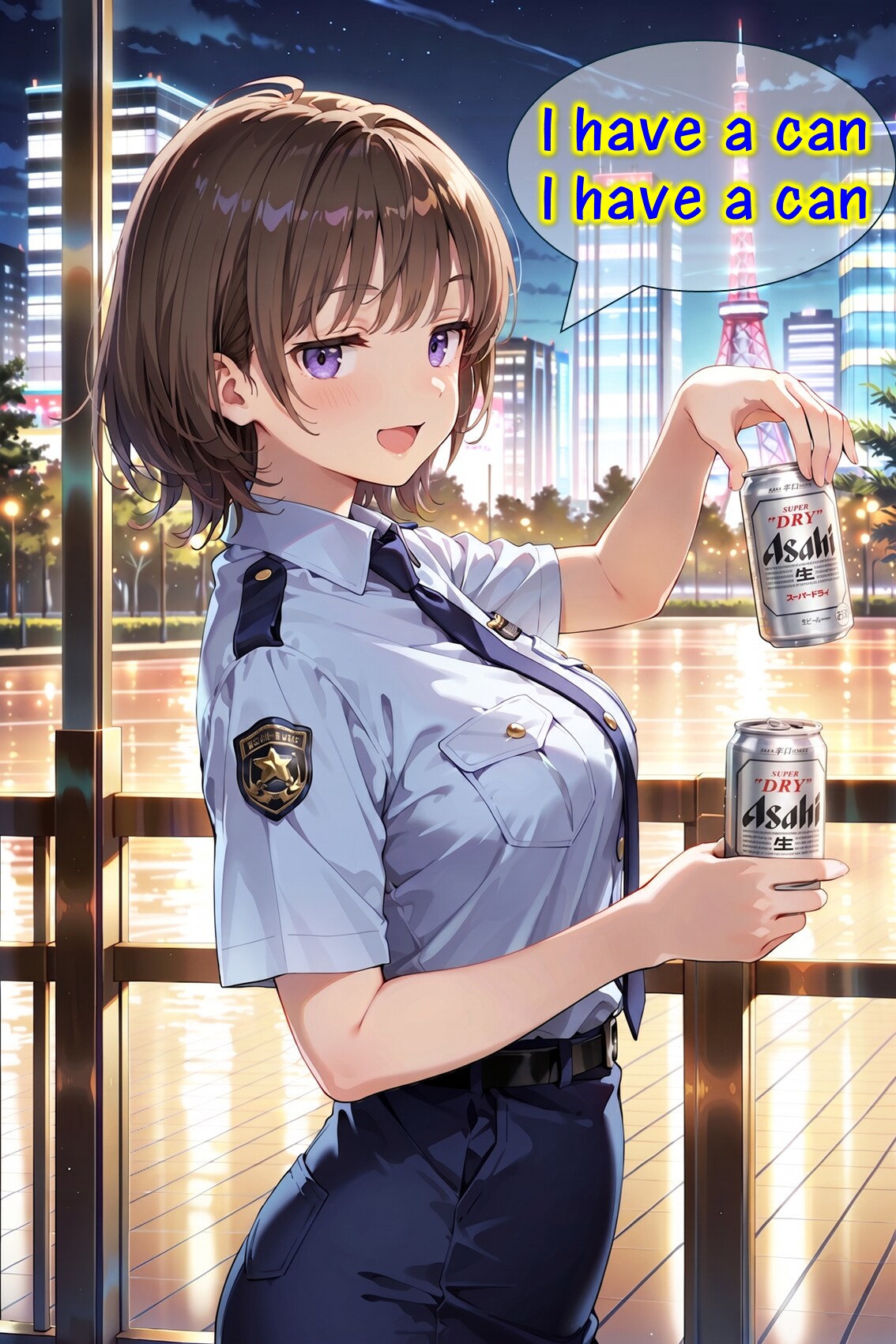 PPAPごっこ～ジト目婦警・乾さつきのお茶目な一コマ～