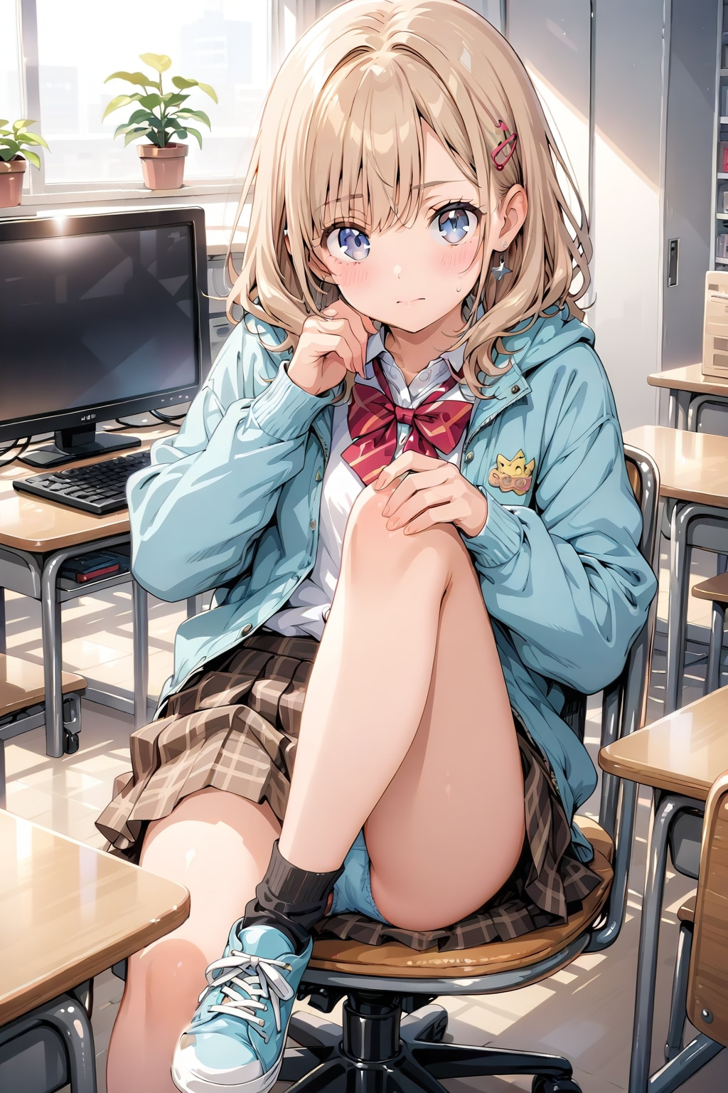 教室でテンション上がってきた