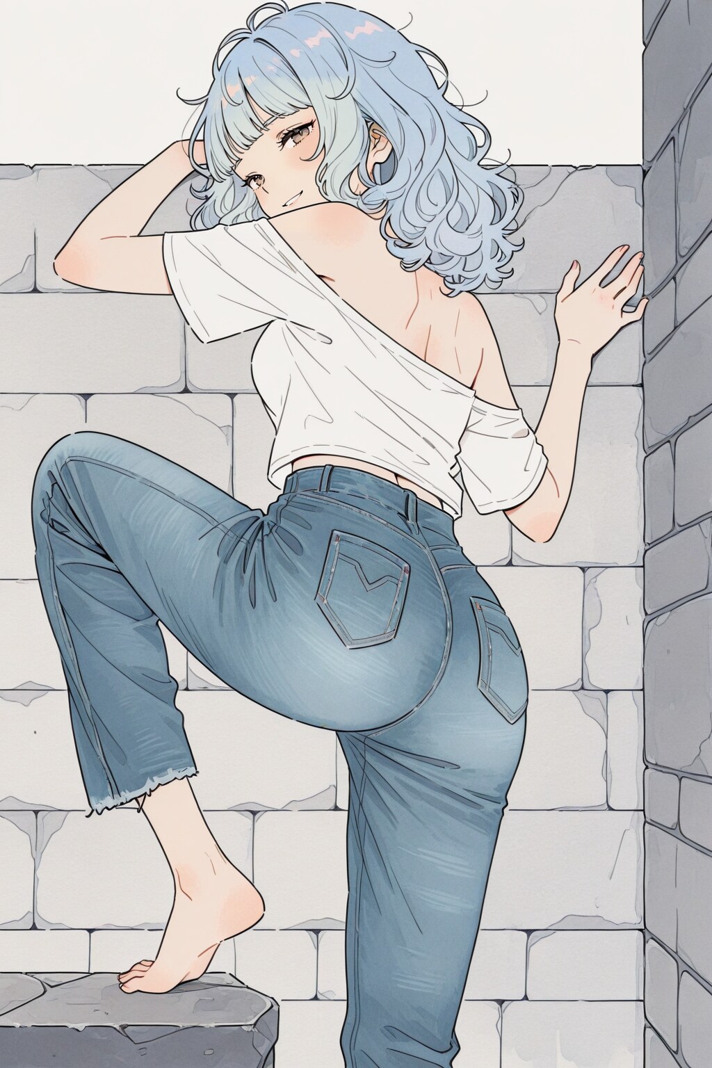 こっちだよ．．． | の人気AIイラスト・グラビア