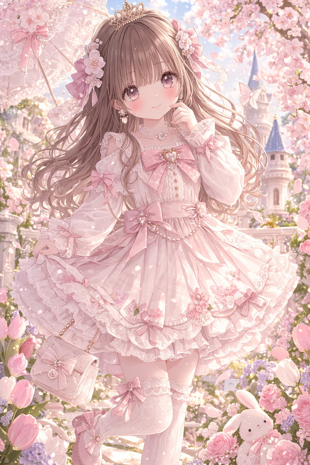 プリンセスガーリーの女の子 | の人気AIイラスト・グラビア