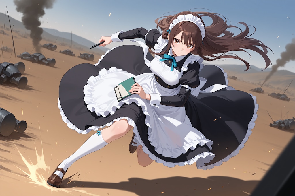 ペンは剣よりも強し！ 戦うメイド編集記者