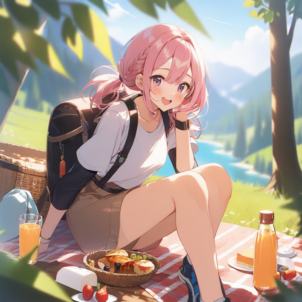 ピクニック | の人気AIイラスト・グラビア