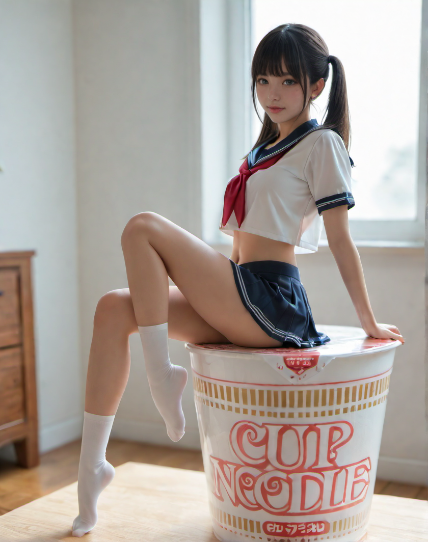 カップ麺押さえ