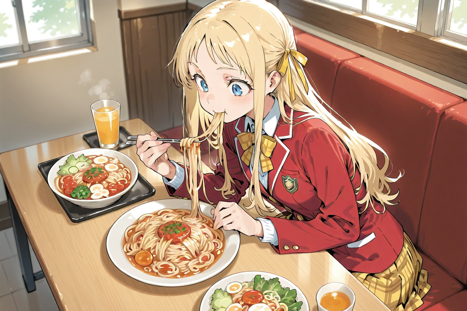 ファミリーレストラン.2 | の人気AIイラスト・グラビア