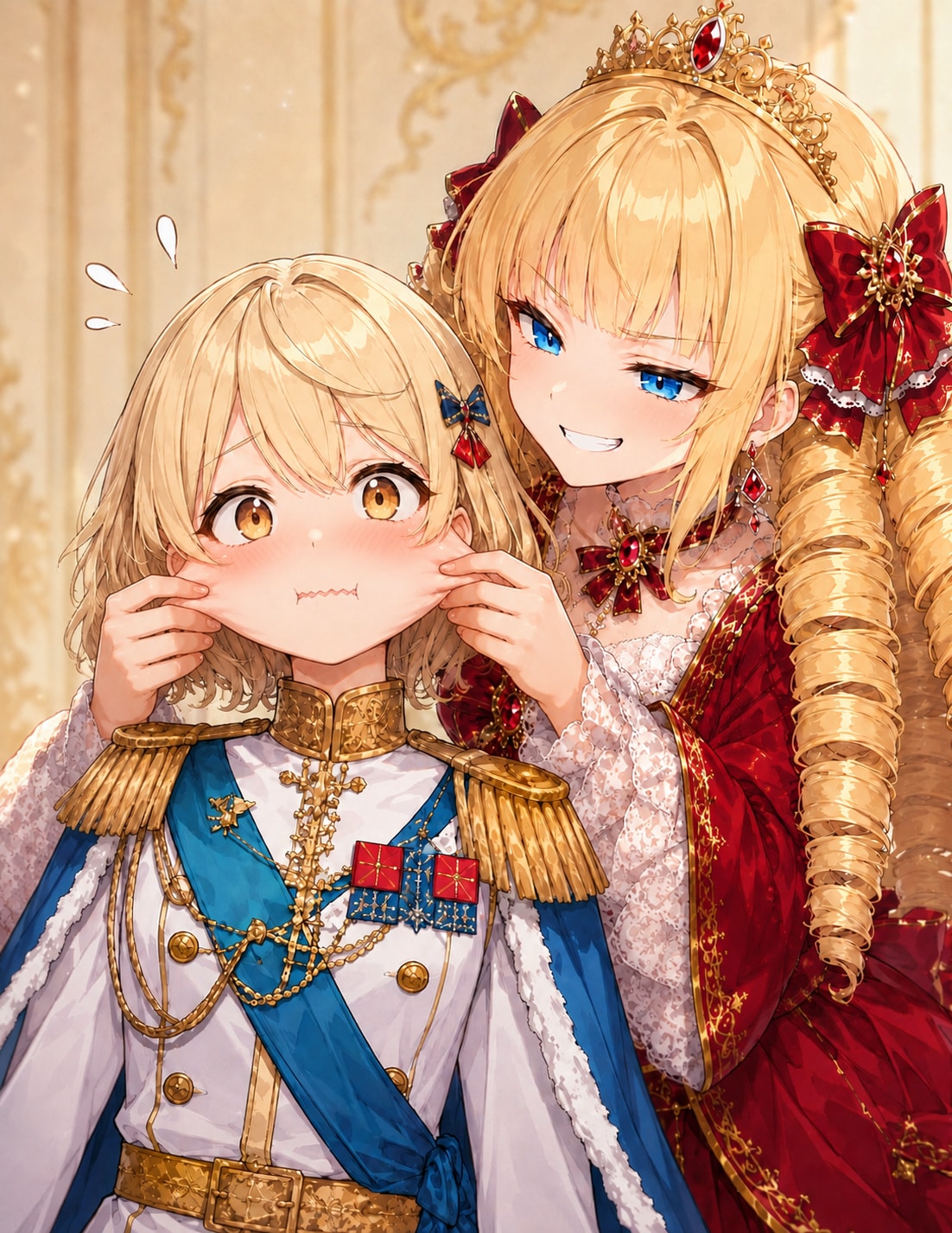 ほっぺたつねるのじゃ！ | の人気AIイラスト・グラビア