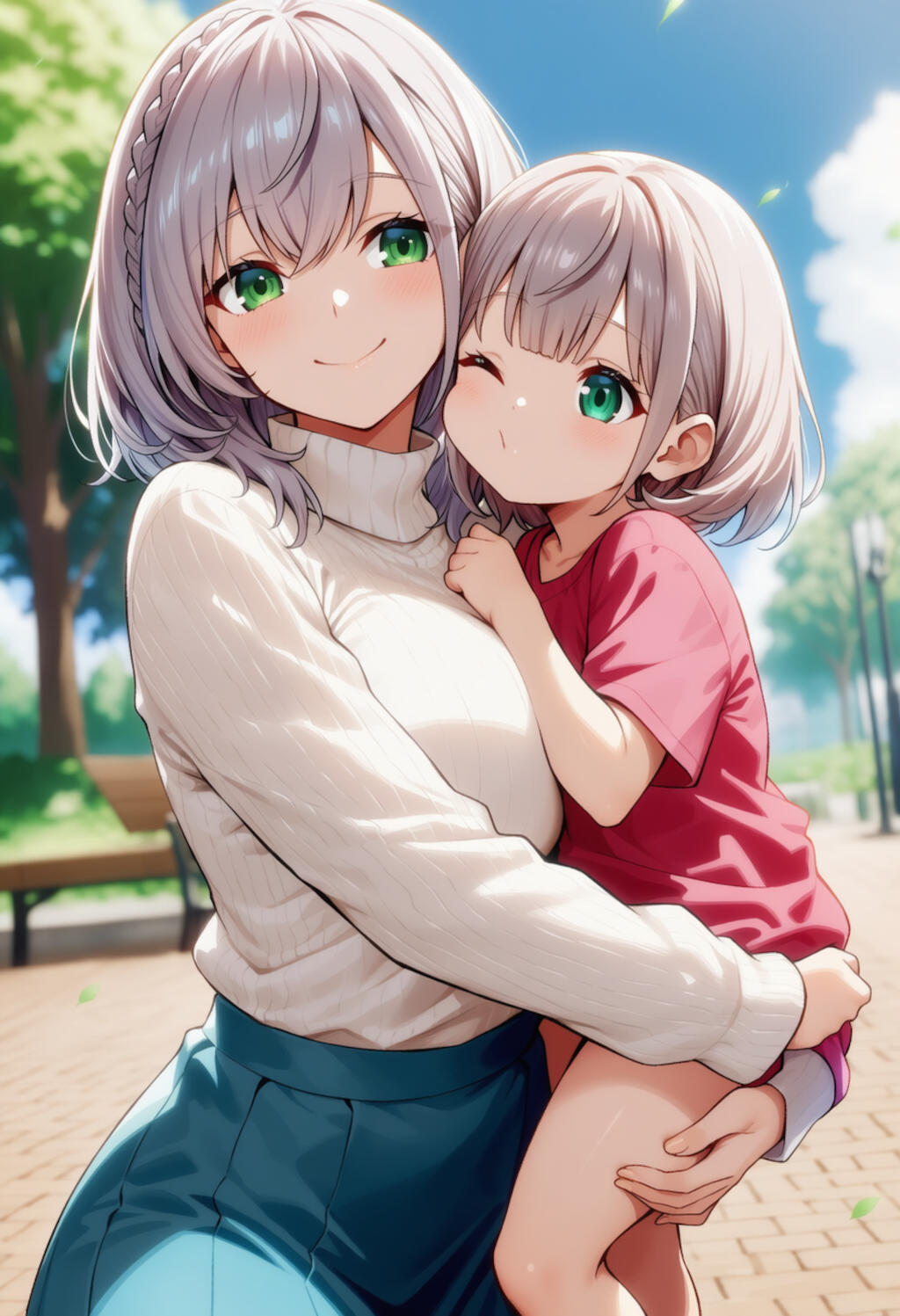 ロリとママの欲張りセット（白銀ノエル）