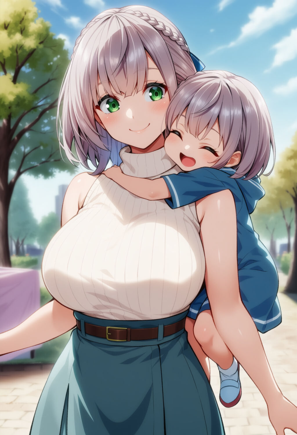 ロリとママの欲張りセット（白銀ノエル）