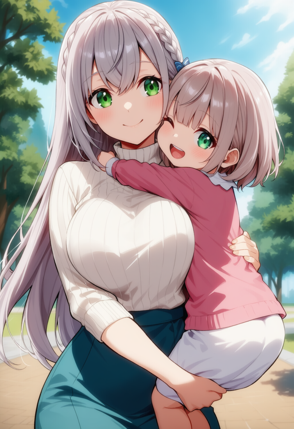 ロリとママの欲張りセット（白銀ノエル）