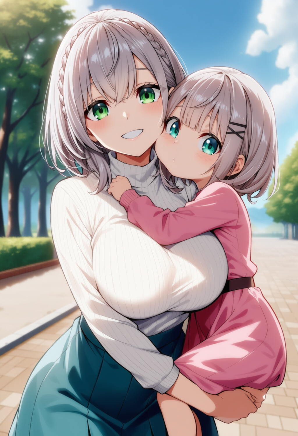 ロリとママの欲張りセット（白銀ノエル）