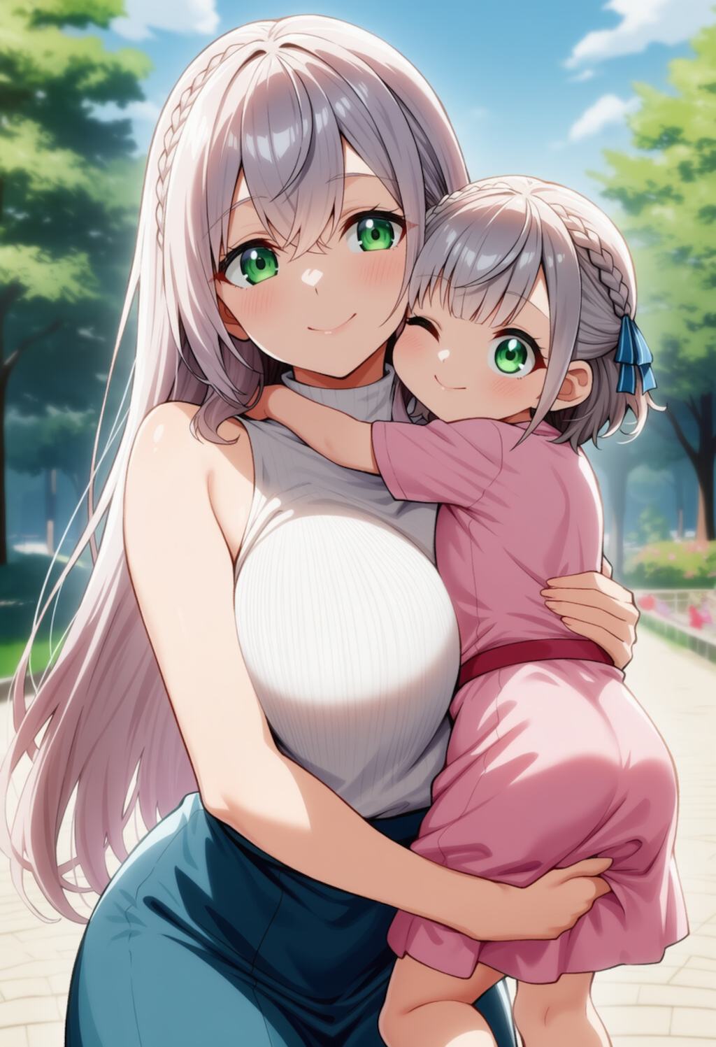 ロリとママの欲張りセット（白銀ノエル）