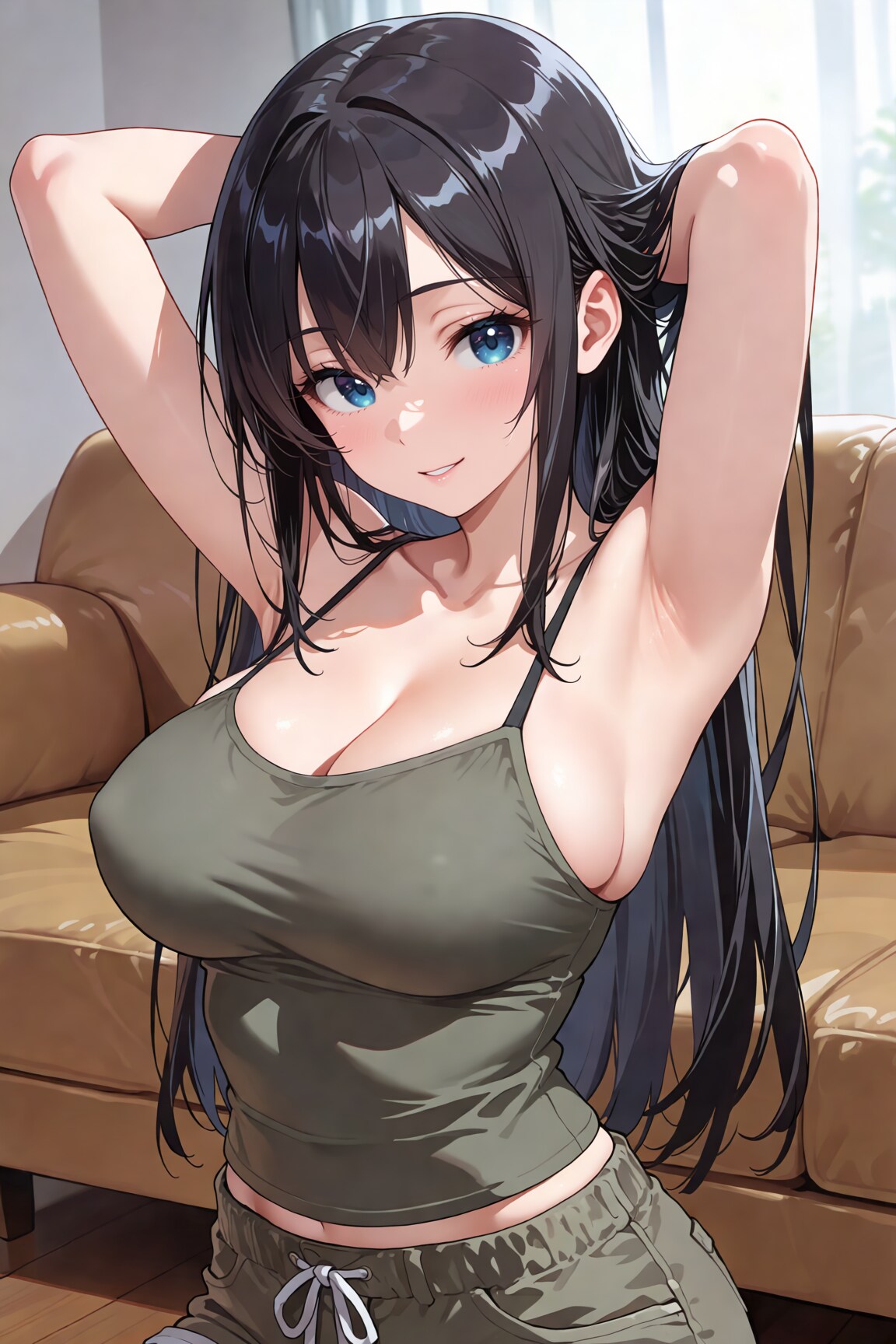 ソファに沈む甘い午後