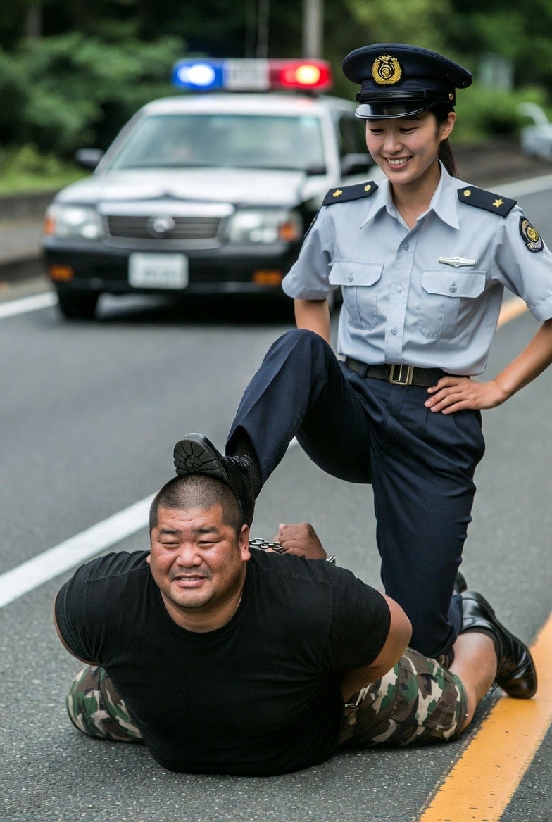 コレコレ！女性警官に踏まれる為に犯罪おかしてます！