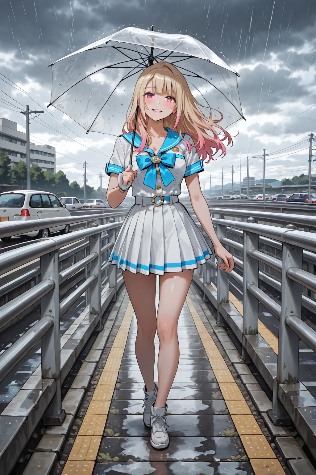 雨の中の散策