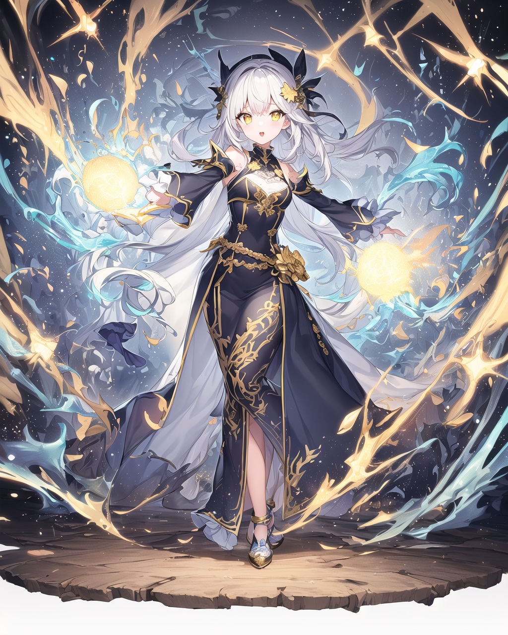 SSR　黄色と黒の魔術師