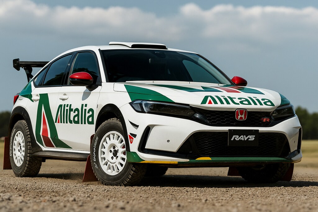 シビックタイプRアリタリアカラーラリーカー