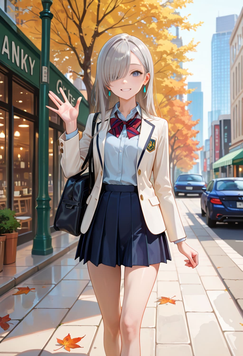 由璃亜 school uniform (1)