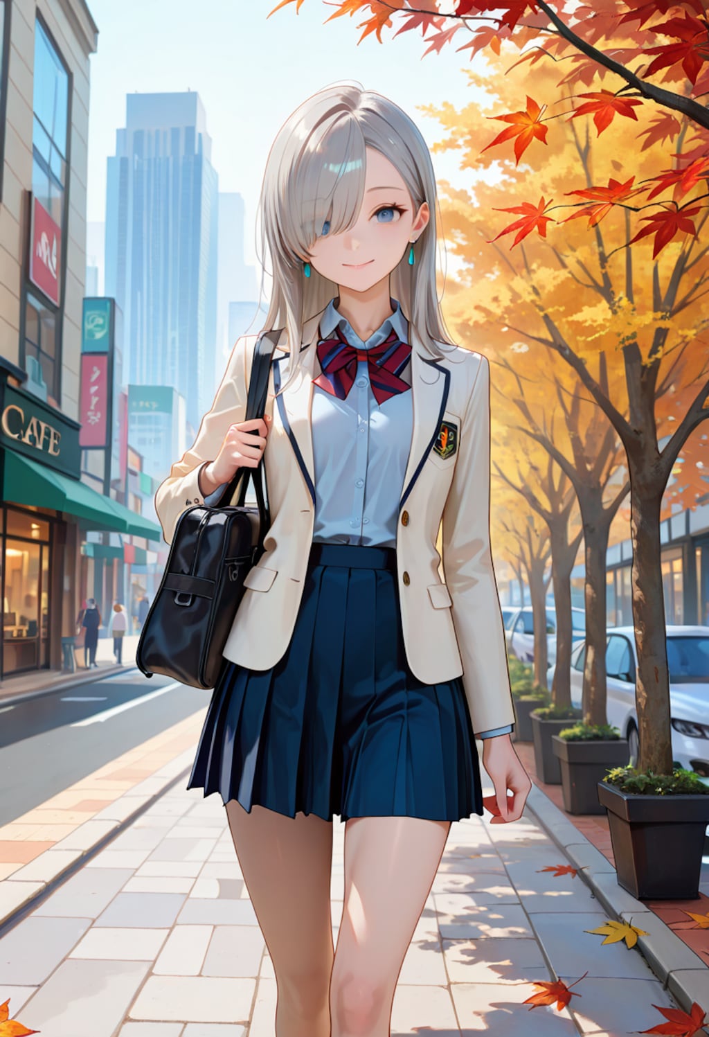 由璃亜 school uniform (1)