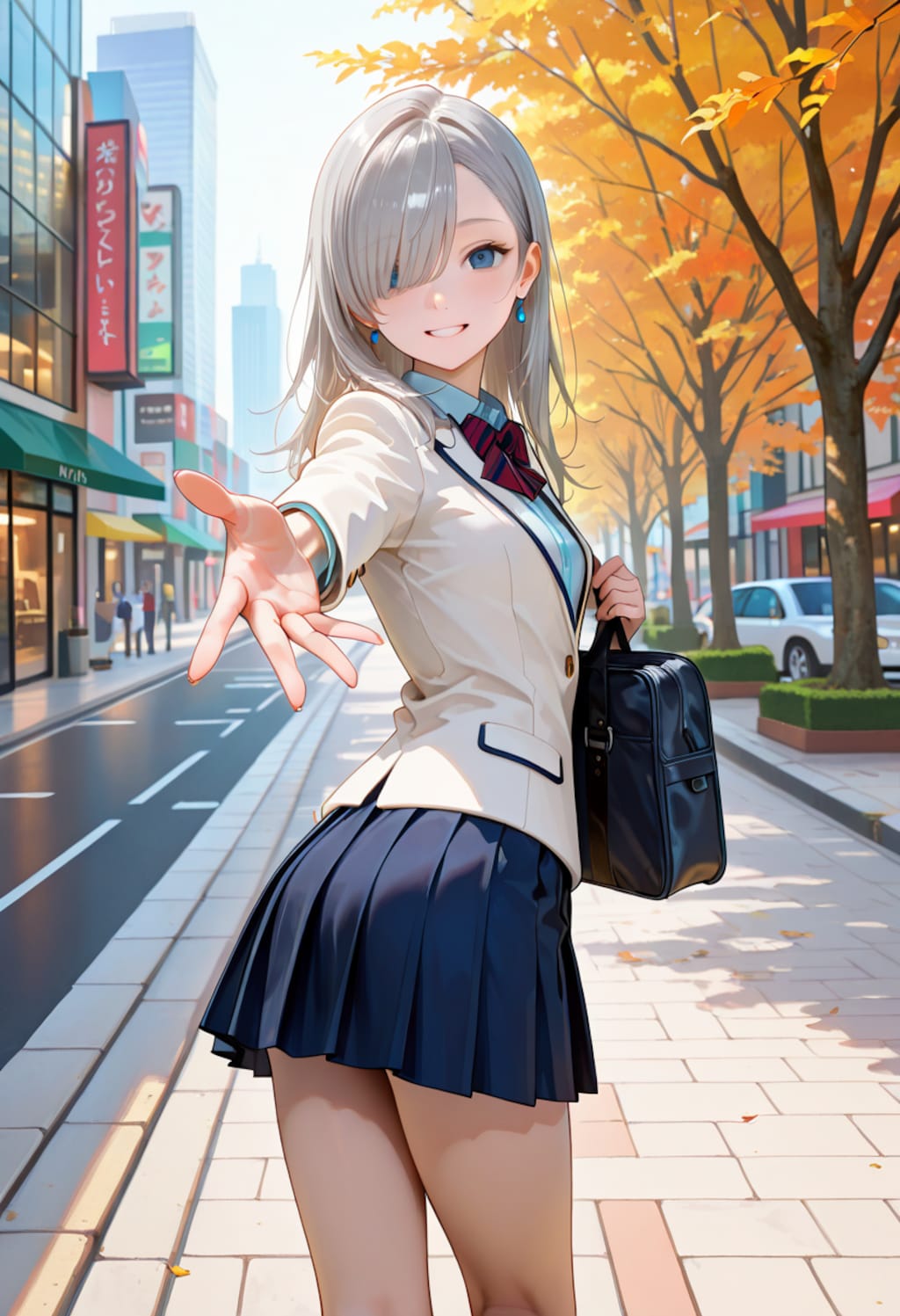 由璃亜 school uniform (1)