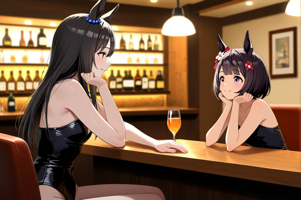 東京観光するニシノフラワー