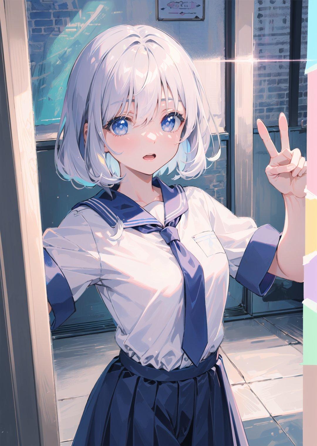 ピースサイン