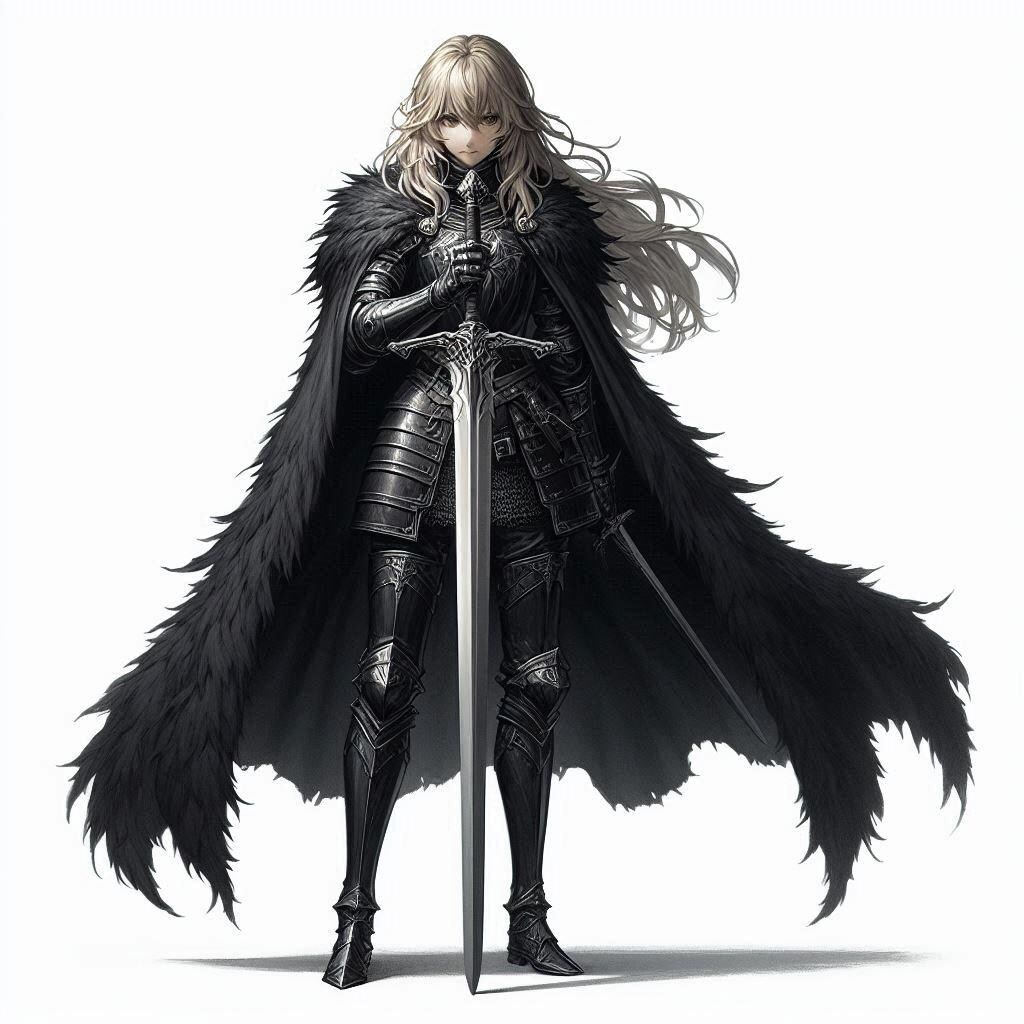 ブロンドの女騎士さん709