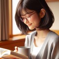 眼鏡女子 楓のコーヒータイム 7枚目