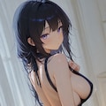 ドレスの後ろ姿 2枚目