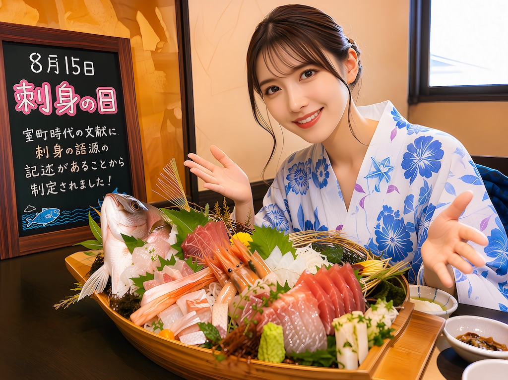 今日の１枚(8月15日)刺身の日