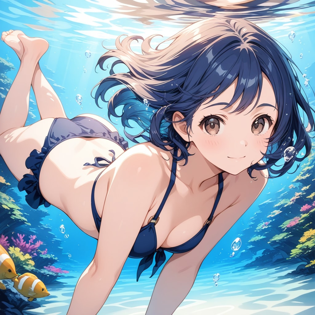 海の中