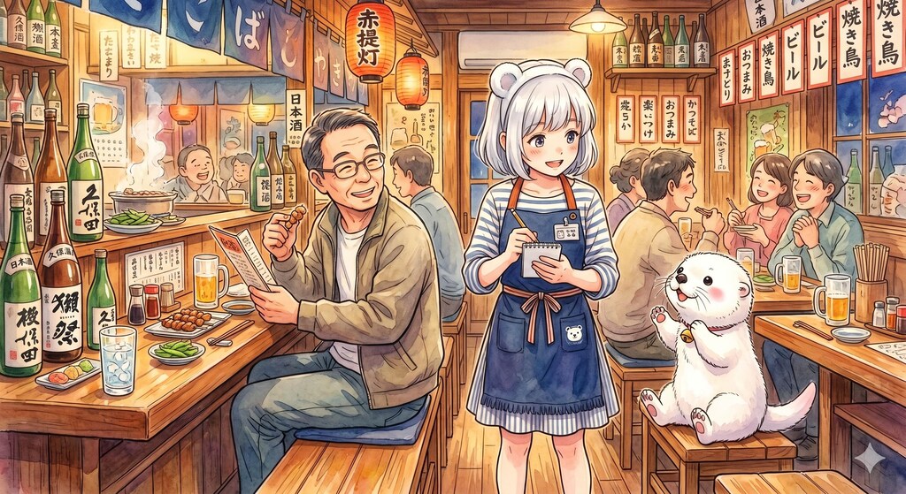 酒場の白くま-nano banana2編