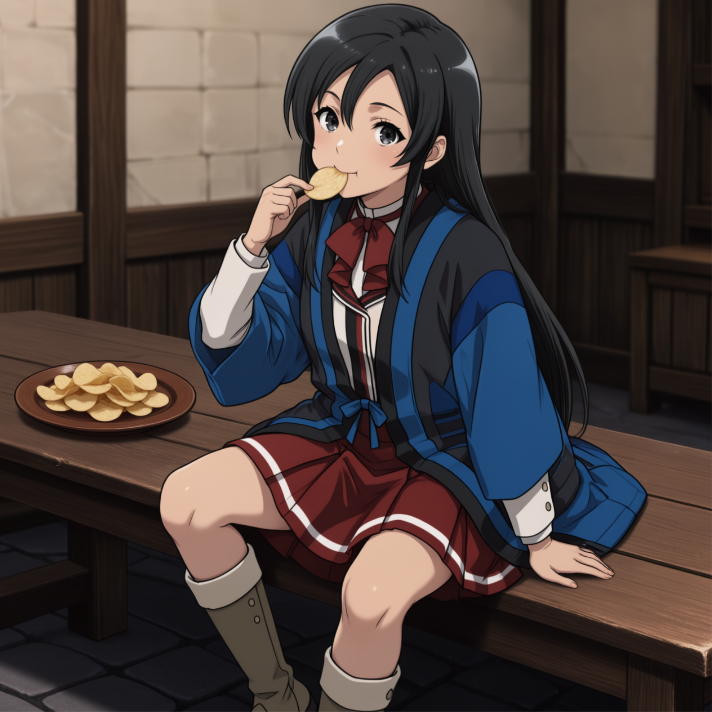ナナホシさんはポテチ好き | の人気AIイラスト・グラビア