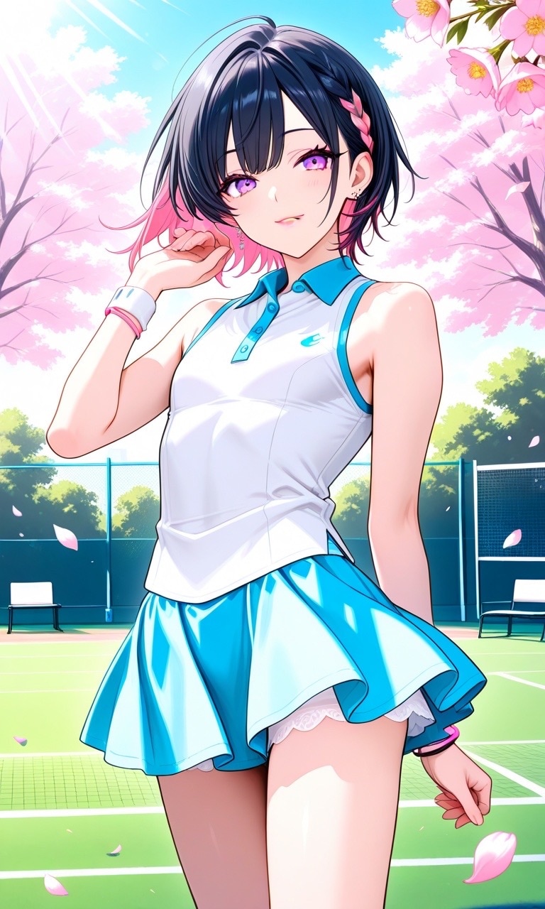 女装男子〜テニス編〜 | の人気AIイラスト・グラビア