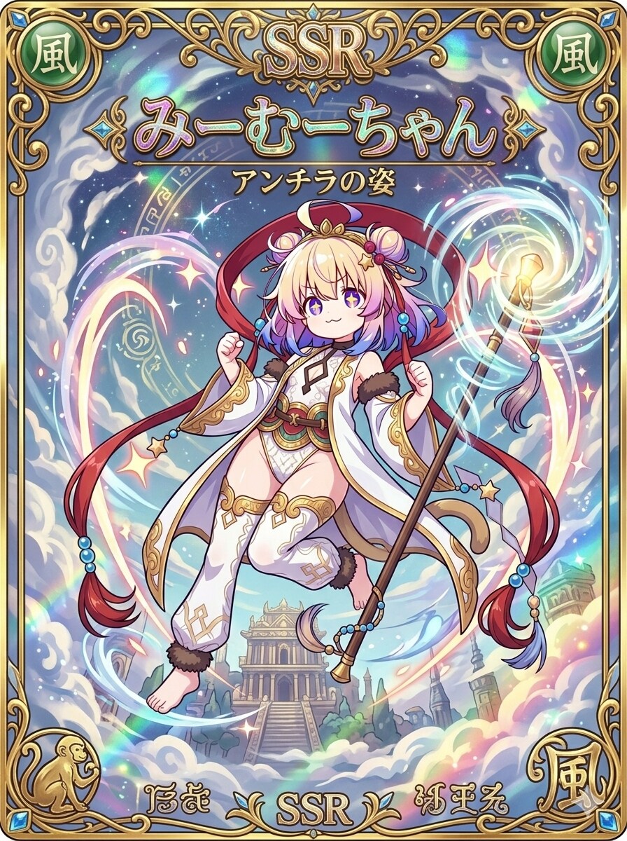コラボ投稿企画「SSRカード」参加（みーむーちゃん）