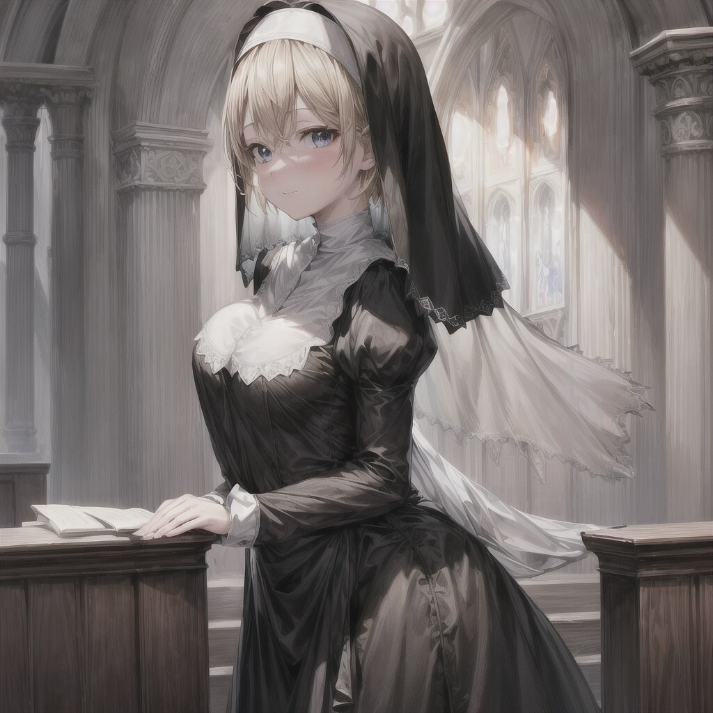綺麗なシスターさん