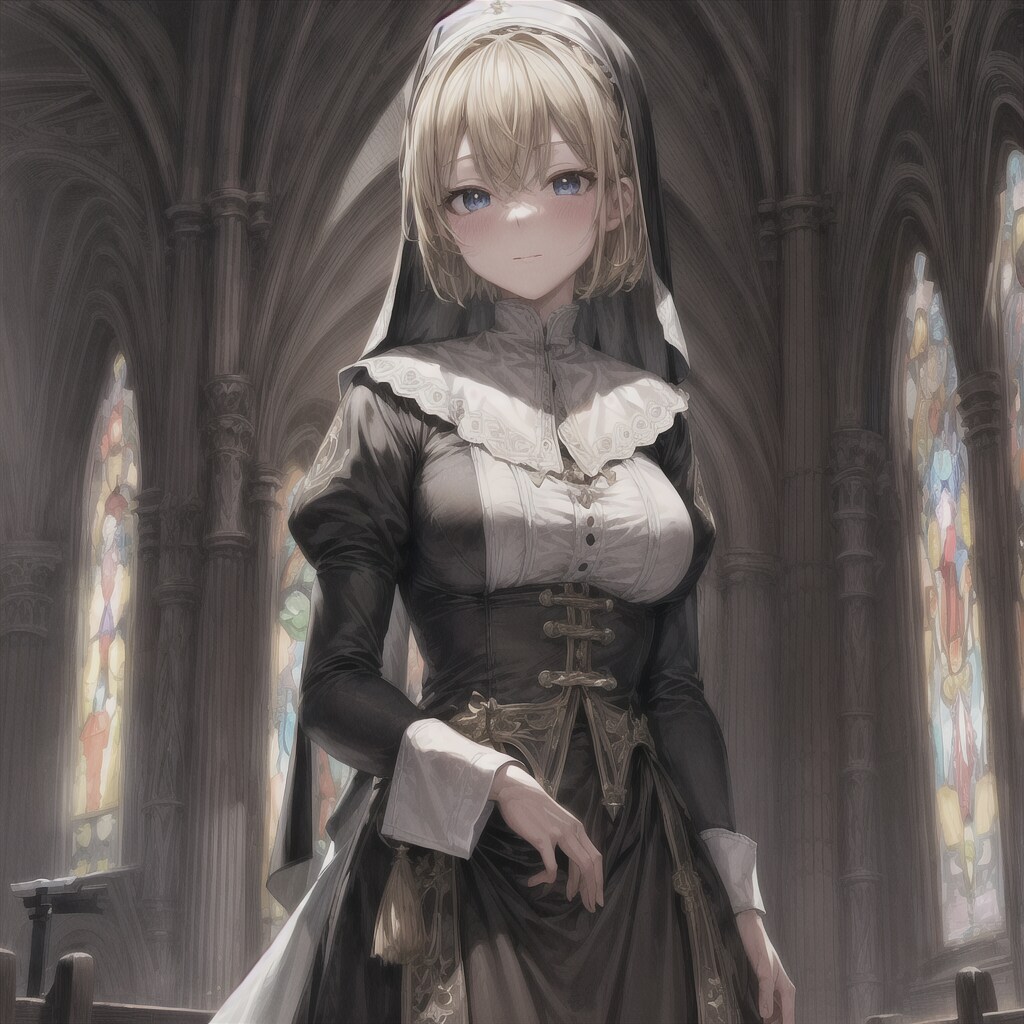 綺麗なシスターさん