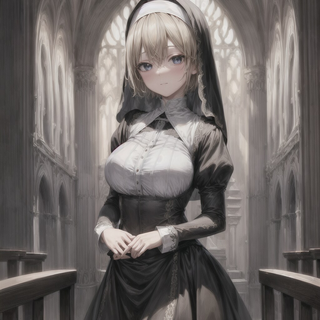 綺麗なシスターさん