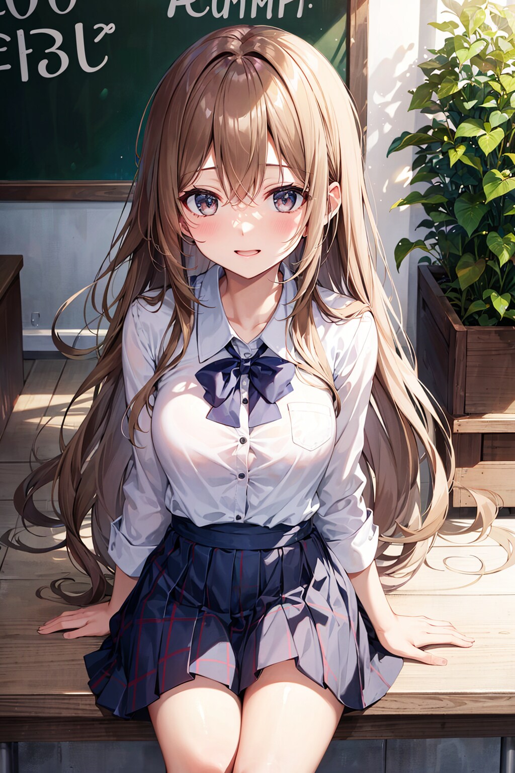 茶髪ちゃん