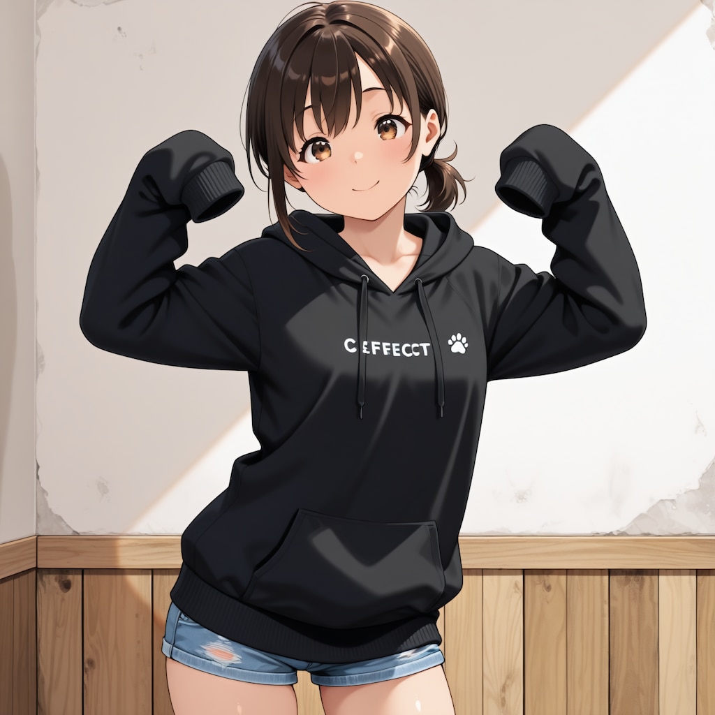 ブカブカ袖くららちゃん