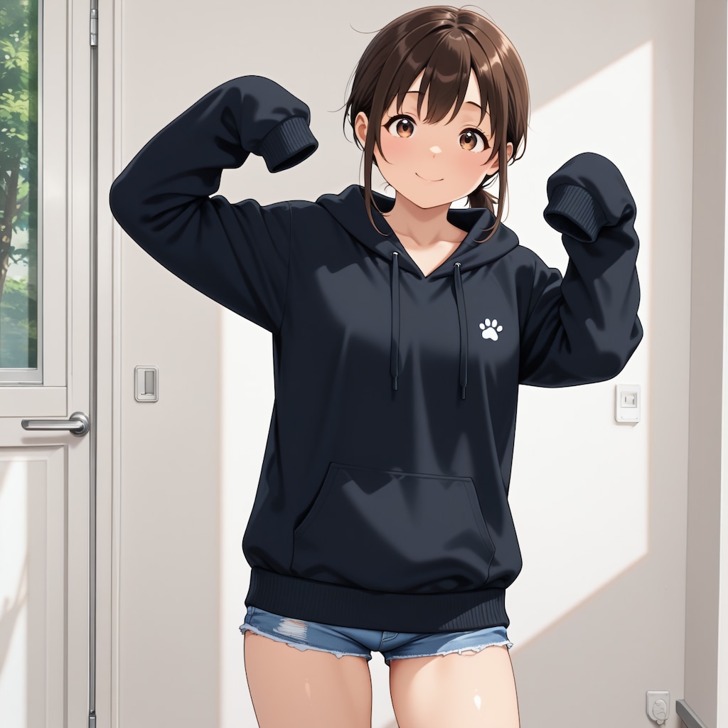 ブカブカ袖くららちゃん